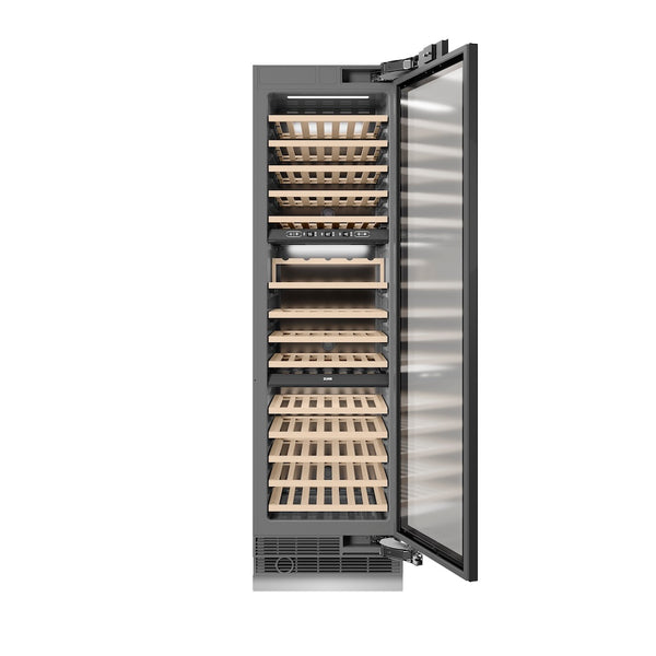 ZLINE 24 in. 12.4 cu. ft. Triple Zone 100 Bottle Panel Ready Column Wine Cooler, Open Box-Great Condition