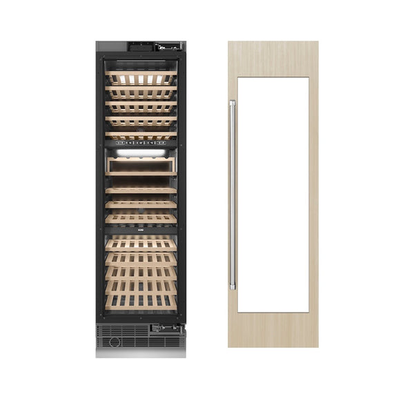 ZLINE 24 in. 12.4 cu. ft. Triple Zone 100 Bottle Panel Ready Column Wine Cooler, Open Box-Good Condition