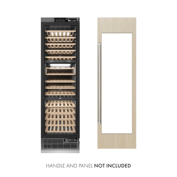 ZLINE 24 in. 12.4 cu. ft. Triple Zone 100 Bottle Panel Ready Column Wine Cooler, Open Box-Good Condition