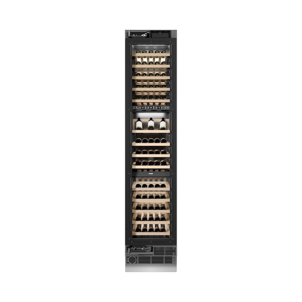 ZLINE 18 in. 9.0 cu. ft. Triple Zone 68 Bottle Panel Ready Left Hinge Column Wine Cooler, Open Box-Great Condition