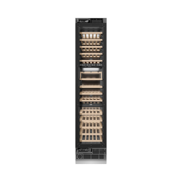 ZLINE 18 in. 9.0 cu. ft. Triple Zone 68 Bottle Panel Ready Left Hinge Column Wine Cooler, Open Box-Good Condition