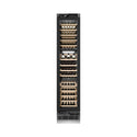 ZLINE Autograph Edition 18 in. 9.0 cu. ft. Triple Zone 68 Bottle Panel Ready Left Hinge Column Wine Cooler with Matte Black Accents (RBCWVLZ-18-MB)