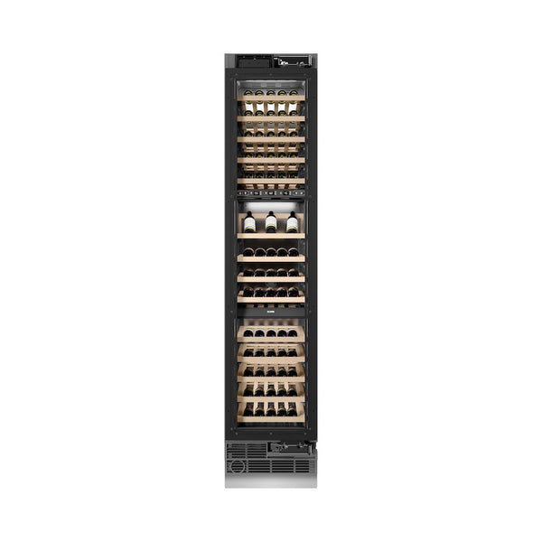 ZLINE 18 in. 9.0 cu. ft. Triple Zone 68 Bottle Panel Ready Right Hinge Column Wine Cooler, Open Box-Good Condition