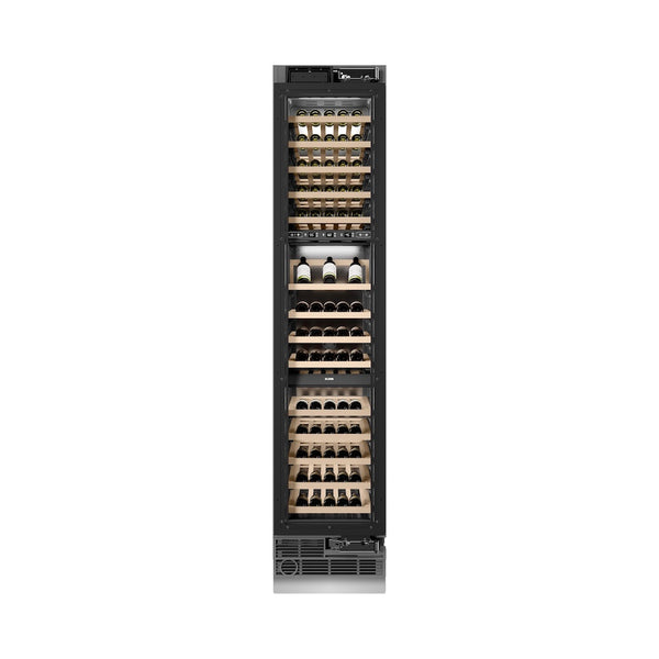 ZLINE 18 in. 9.0 cu. ft. Triple Zone 68 Bottle Panel Ready Right Hinge Column Wine Cooler, Open Box-Great Condition