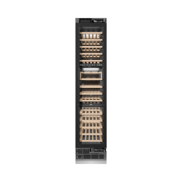 ZLINE 18 in. 9.0 cu. ft. Triple Zone 68 Bottle Panel Ready Right Hinge Column Wine Cooler, Open Box-Good Condition