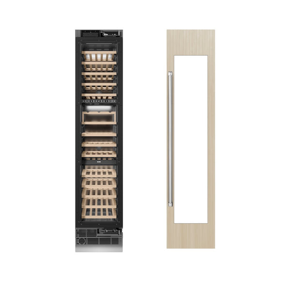 ZLINE 18 in. 9.0 cu. ft. Triple Zone 68 Bottle Panel Ready Right Hinge Column Wine Cooler, Open Box-Great Condition