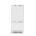 ZLINE 36 in. 19.8 cu. ft. Panel Ready Built-In Bottom Freezer Refrigerator with Water Dispenser and Ice Maker, Open Box-Good Condition