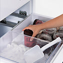 ZLINE 30 in. 16.1 cu. ft. Panel Ready Built-In Bottom Freezer Refrigerator with Water Dispenser and Ice Maker, Open Box-Great Condition