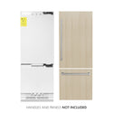 ZLINE 30 in. 16.1 cu. ft. Panel Ready Built-In Bottom Freezer Refrigerator with Water Dispenser and Ice Maker, Open Box-Great Condition