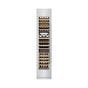 ZLINE 18 in. 9.0 cu. ft. Triple Zone 68 Bottle Left Hinge Column Wine Cooler in Satin Stainless Steel (RCWVL-SN-18)