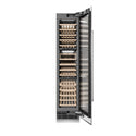 ZLINE 18 in. 9.0 cu. ft. Triple Zone 68 Bottle Right Hinge Column Wine Cooler in Satin Stainless Steel (RCWVR-SN-18)