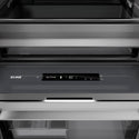 ZLINE 24 in. 12.4 cu. ft. Column Freezer in Stainless Steel with Graphite Gray Interior (RCFV-304-24) close-up detail, interior touch control panel.