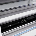 ZLINE Autograph Edition 36 in. 19.8 cu. ft. Built-In Bottom Freezer Refrigerator with Water Dispenser and Ice Maker in Stainless Steel with Matte Black Accents (RBITZ-304-36MB)