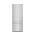 ZLINE 30 in. 16.1 cu. ft. Built-In Bottom Freezer Refrigerator with Water Dispenser and Ice Maker in Stainless Steel (RBIV-304-30)