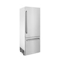 ZLINE 30 in. 16.1 cu. ft. Built-In Bottom Freezer Refrigerator with Water Dispenser and Ice Maker in Stainless Steel (RBIV-304-30)