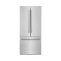 ZLINE 36 in. 19.6 cu. ft. French Door Built-In Bottom Freezer Refrigerator with Water Dispenser and Ice Maker in Stainless Steel (RBIV-304-36)