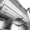 ZLINE 36 in. 19.6 cu. ft. French Door Built-In Bottom Freezer Refrigerator with Water Dispenser and Ice Maker in Stainless Steel with Stainless Steel Interior (SRBIV-304-36)
