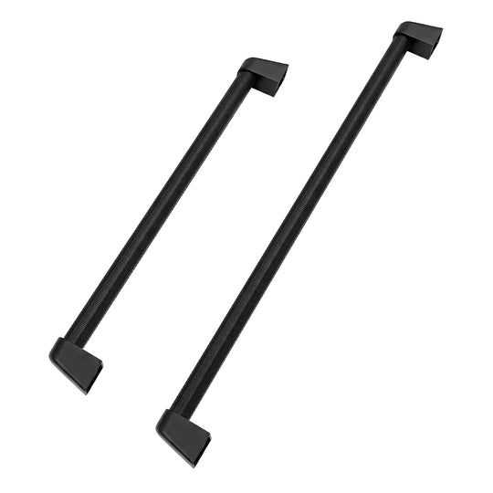 ZLINE Autograph Edition 30 in. Built-In Refrigerator Helix Handles (Set of 2) in Matte Black (RBIVHZ-K-MB-30)