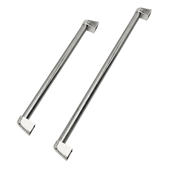 ZLINE Autograph Edition 30 in. Built-In Refrigerator Helix Handles (Set of 2) in Polished Nickel (RBIVHZ-K-PN-30)