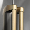 ZLINE Autograph Edition 36 in. Built-In Refrigerator Helix Handles (Set of 3) in Champagne Bronze (RBIVHZ-K-CB-36)