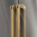 ZLINE Autograph Edition 36 in. Built-In Refrigerator Helix Handles (Set of 3) in Polished Gold (RBIVHZ-K-G-36)