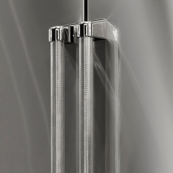 ZLINE Autograph Edition 36 in. Built-In Refrigerator Helix Handles (Set of 3) in Polished Nickel (RBIVHZ-K-PN-36)