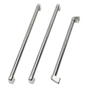 ZLINE Autograph Edition 36 in. Built-In Refrigerator Helix Handles (Set of 3) in Polished Nickel (RBIVHZ-K-PN-36)