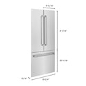 ZLINE 36 in. Refrigerator Panels in Satin Stainless Steel for a 36 in. Built-in Refrigerator (RPBIV-SN-36)