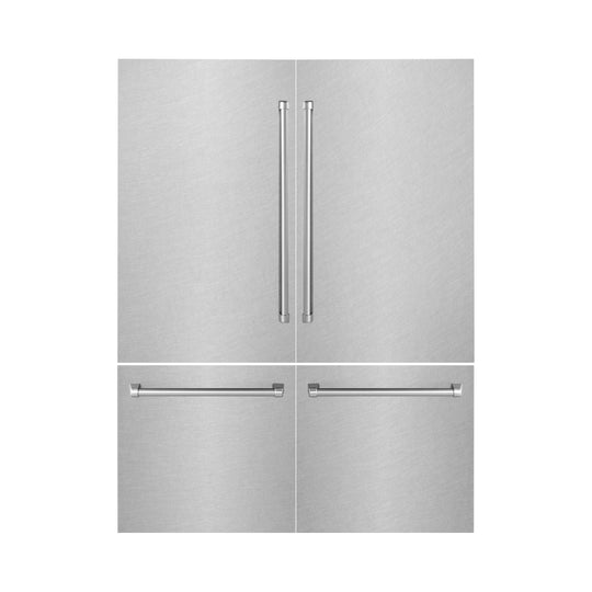 ZLINE 60 in. Refrigerator Panels in Satin Stainless Steel for a 60 in. Built-in Refrigerator (RPBIV-SN-60)