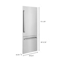 ZLINE 30" Refrigerator Panels in Stainless Steel for a 30" Built-in Refrigerator (RPBIV-304-30)