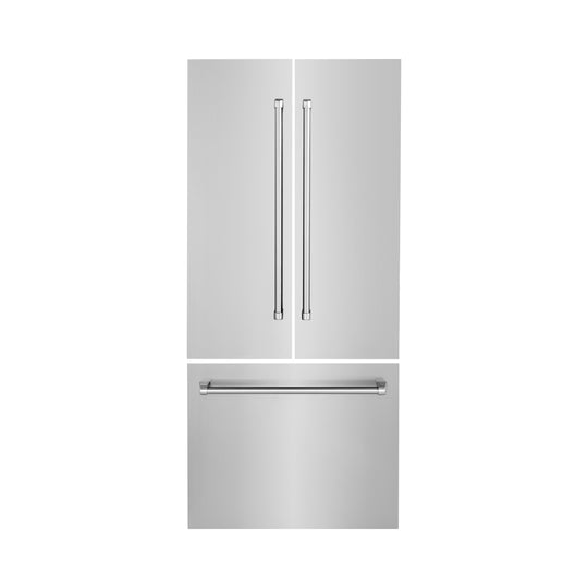 ZLINE 36" Refrigerator Panels in Stainless Steel for a 36" Built-in Refrigerator (RPBIV-304-36)