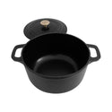 ZLINE 5-Piece Enameled Cast Iron Cookware Set in Black Matte (CWSETS-BLM-5)
