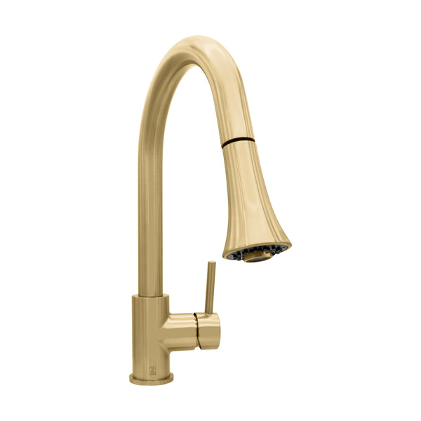 ZLINE Edison Kitchen Faucet in Champagne Bronze (EDS-KF-CB)