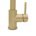 ZLINE Monet Pull Down Kitchen Faucet in Champagne Bronze (MON-KF-CB) mount and handle.