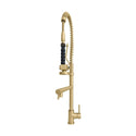 ZLINE Van Gogh Kitchen Faucet in Champagne Bronze (VNG-KF-CB) front.