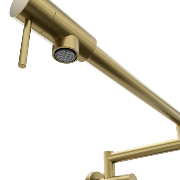 ZLINE Autograph Edition Gemini Pot Filler in Champagne Bronze (GEM-FPF-CB)