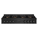 ZLINE 48 in. Classic Gas Rangetop with 8 Burner DuoPro™ Cooktop in Black Stainless Steel, Open Box-Good Condition