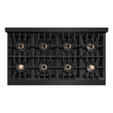 ZLINE 48 in. Classic Gas Rangetop with 8 Burner DuoPro™ Cooktop in Black Stainless Steel, Open Box-Good Condition