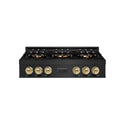 ZLINE Autograph Edition 36 in. Classic Gas Rangetop with 6 Burner DuoPro™ Cooktop in Black Stainless Steel and Champagne Bronze Accents (PCRTBZ-36-CB)