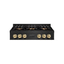 ZLINE Autograph Edition 36 in. Classic Gas Rangetop with 6 Burner DuoPro™ Cooktop in Black Stainless Steel and Champagne Bronze Accents, Open Box-Great Condition