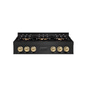 ZLINE Autograph Edition 36 in. Classic Gas Rangetop with 6 Burner DuoPro™ Cooktop in Black Stainless Steel and Champagne Bronze Accents, Open Box-Good Condition