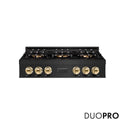 ZLINE Autograph Edition 36 in. Classic Gas Rangetop with 6 Burner DuoPro™ Cooktop in Black Stainless Steel and Polished Gold Accents, Open Box-Good Condition