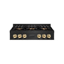 ZLINE Autograph Edition 36 in. Classic Gas Rangetop with 6 Burner DuoPro™ Cooktop in Black Stainless Steel and Polished Gold Accents, Open Box-Great Condition