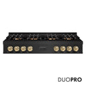 ZLINE Autograph Edition 48 in. Classic Gas Rangetop with 8 Burner DuoPro™ Cooktop in Black Stainless Steel and Champagne Bronze Accents, Open Box-Good Condition