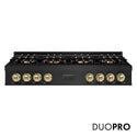 ZLINE Autograph Edition 48 in. Classic Gas Rangetop with 8 Burner DuoPro™ Cooktop in Black Stainless Steel and Champagne Bronze Accents, Open Box-Great Condition