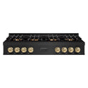 ZLINE Autograph Edition 48 in. Classic Gas Rangetop with 8 Burner DuoPro™ Cooktop in Black Stainless Steel and Champagne Bronze Accents, Open Box-Great Condition