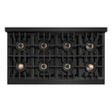 ZLINE Autograph Edition 48 in. Classic Gas Rangetop with 8 Burner DuoPro™ Cooktop in Black Stainless Steel and Champagne Bronze Accents, Open Box-Great Condition