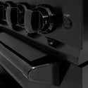 ZLINE 36 in. 5.2 cu. ft. Classic Dual Fuel Range with 6 Burner DuoPro™ Cooktop and Electric Convection Oven in Black Stainless Steel, Open Box-Good Condition