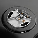 ZLINE Autograph Edition 36 in. 5.2 cu. ft. Classic Dual Fuel Range with 6 Burner DuoPro™ Cooktop and Electric Convection Oven in Black Stainless Steel and Champagne Bronze Accents, Open Box-Good Condition