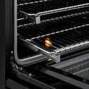 ZLINE 36 in. 5.2 cu. ft. Classic Gas Range with 6 Burner DuoPro™ Cooktop and Convection Gas Oven in Black Stainless Steel (PCGRB-36)